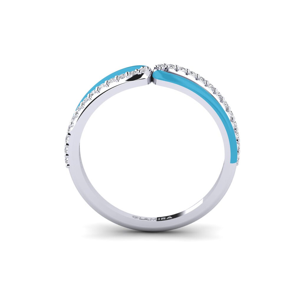 Or Blanc 14k Bague Amorgos