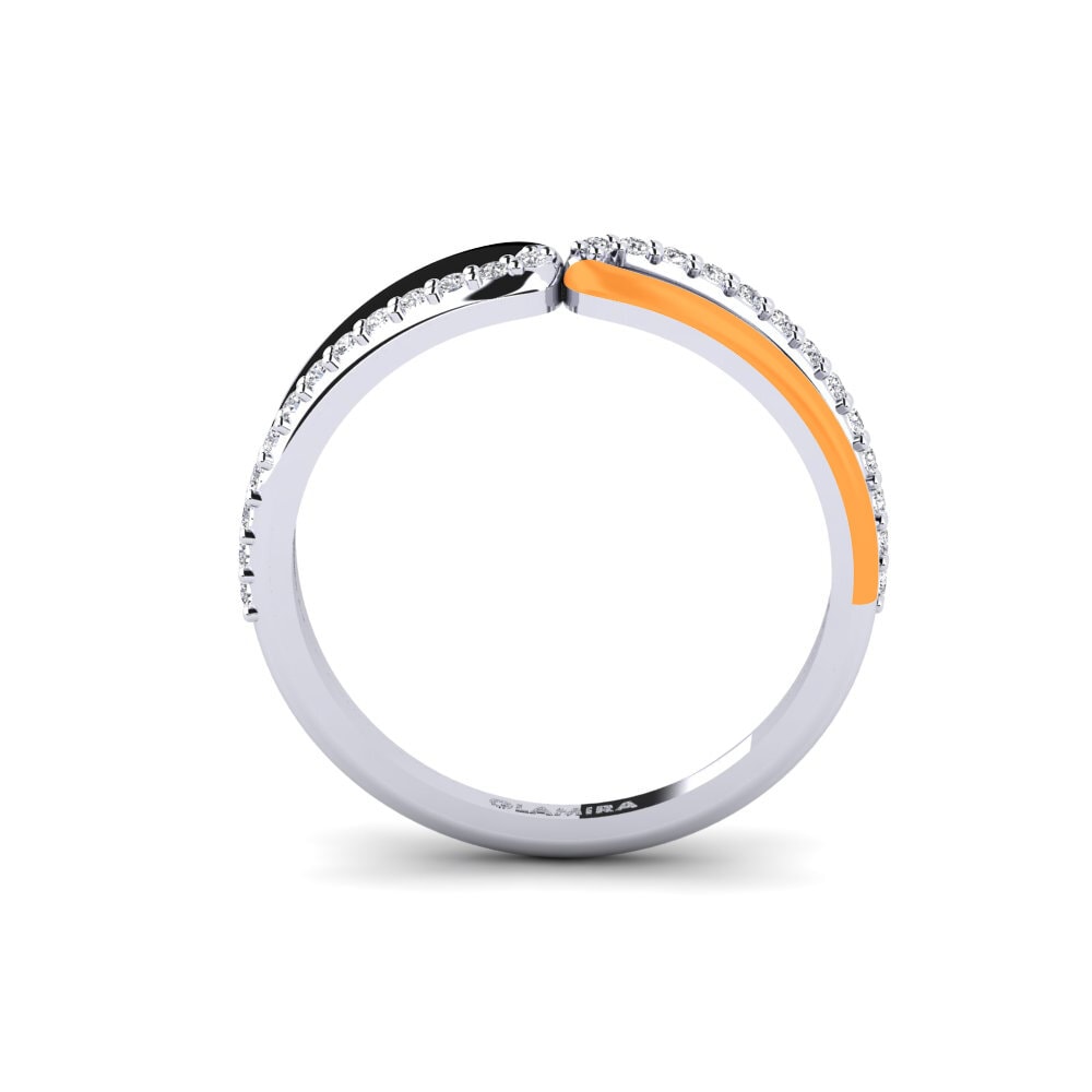 Weiß-Silber Ring Amorgos