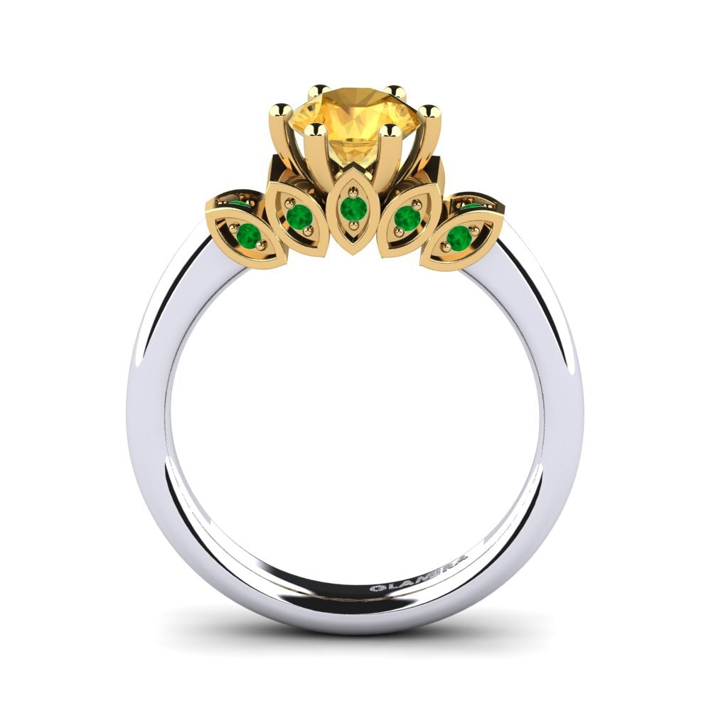 Citrine Engagement Ring Amrita