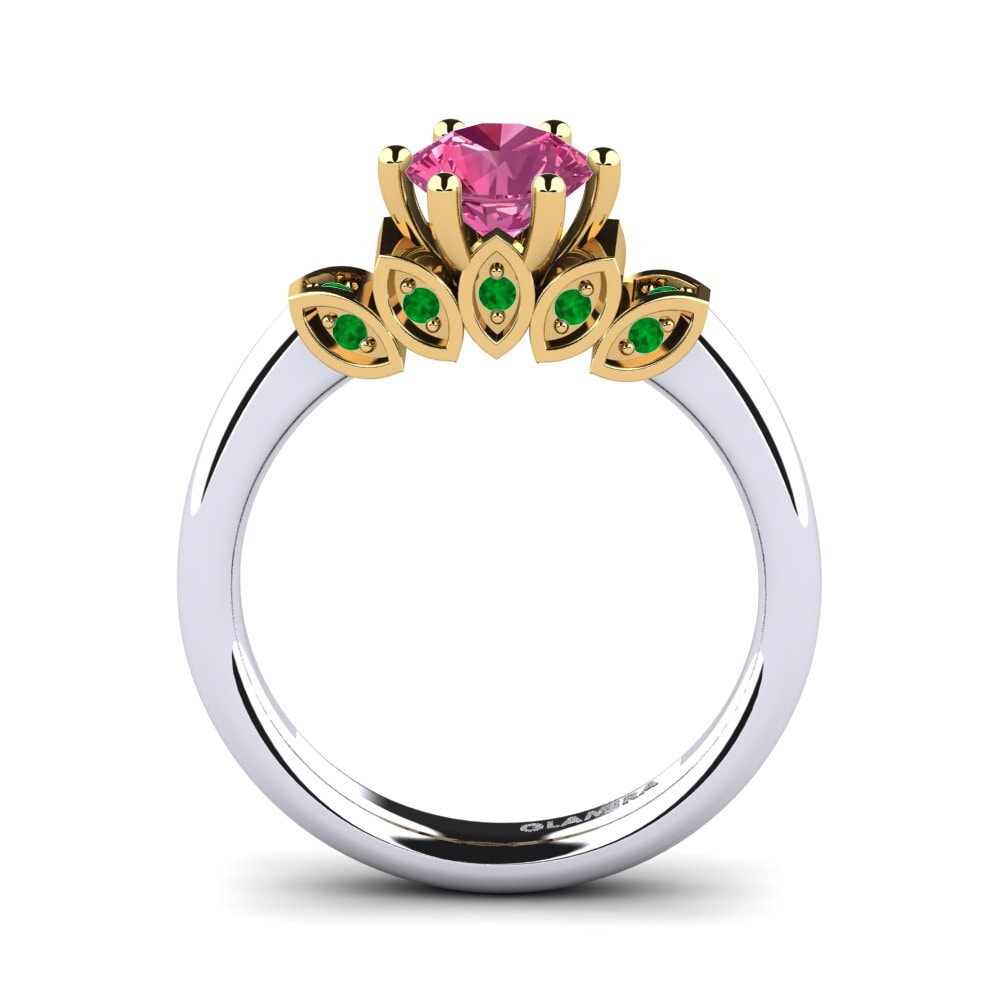 Pink Tourmaline Engagement Ring Amrita