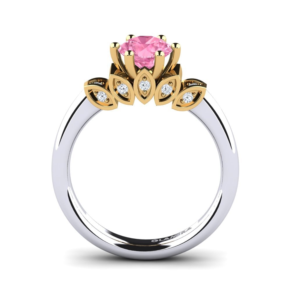 Pink Sapphire Engagement Ring Amrita
