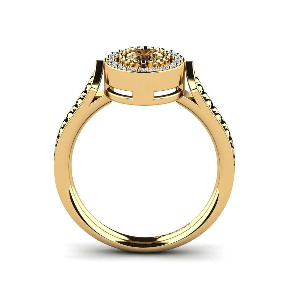 Brown Diamond Engagement Ring Anajulia