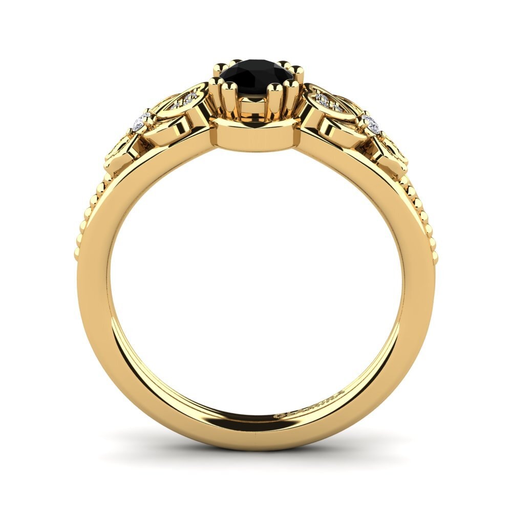 Black Onyx Women's Ring Anamir