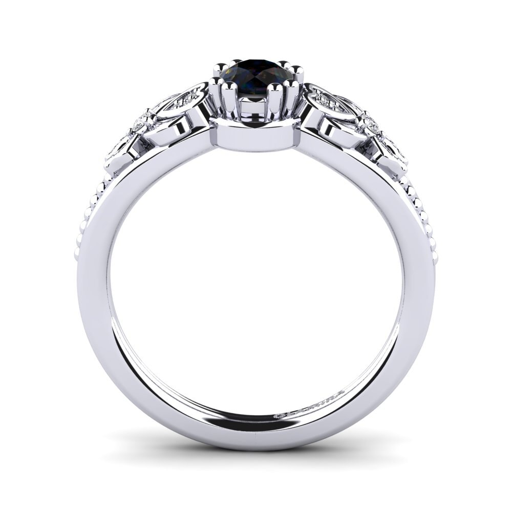 Black Opal Women's Ring Anamir
