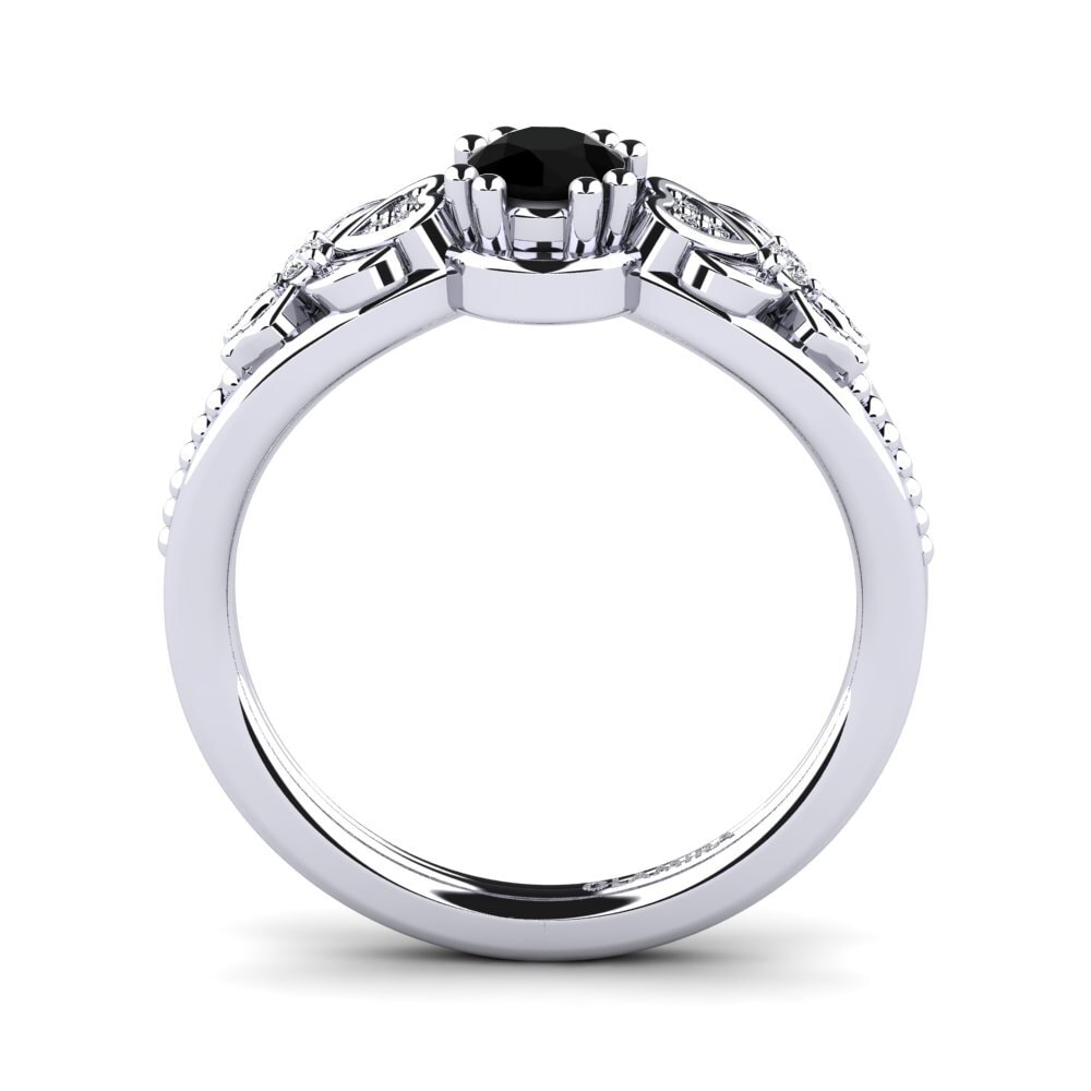 Black Sapphire Women's Ring Anamir