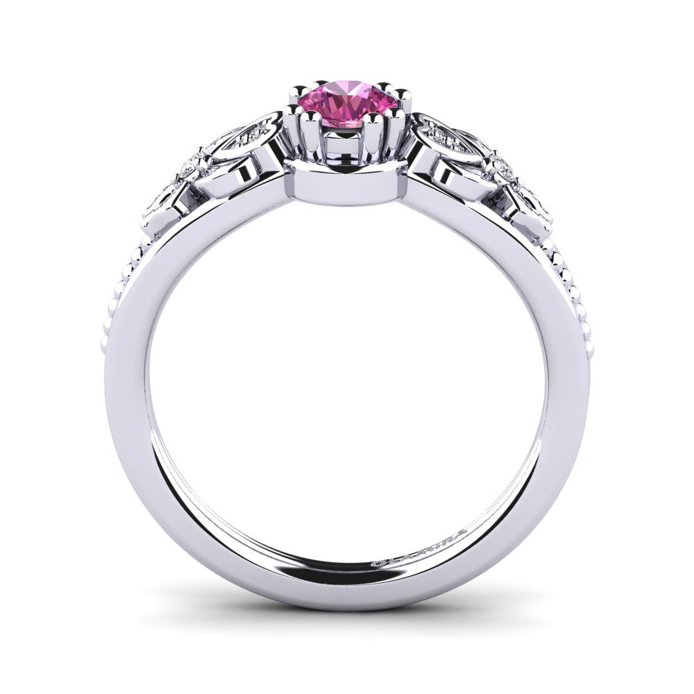 Pink Topaz Women's Ring Anamir
