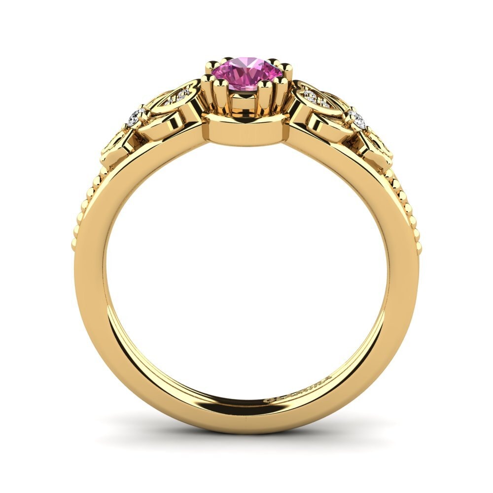 Topacio Rosa Anillo de Mujer Anamir