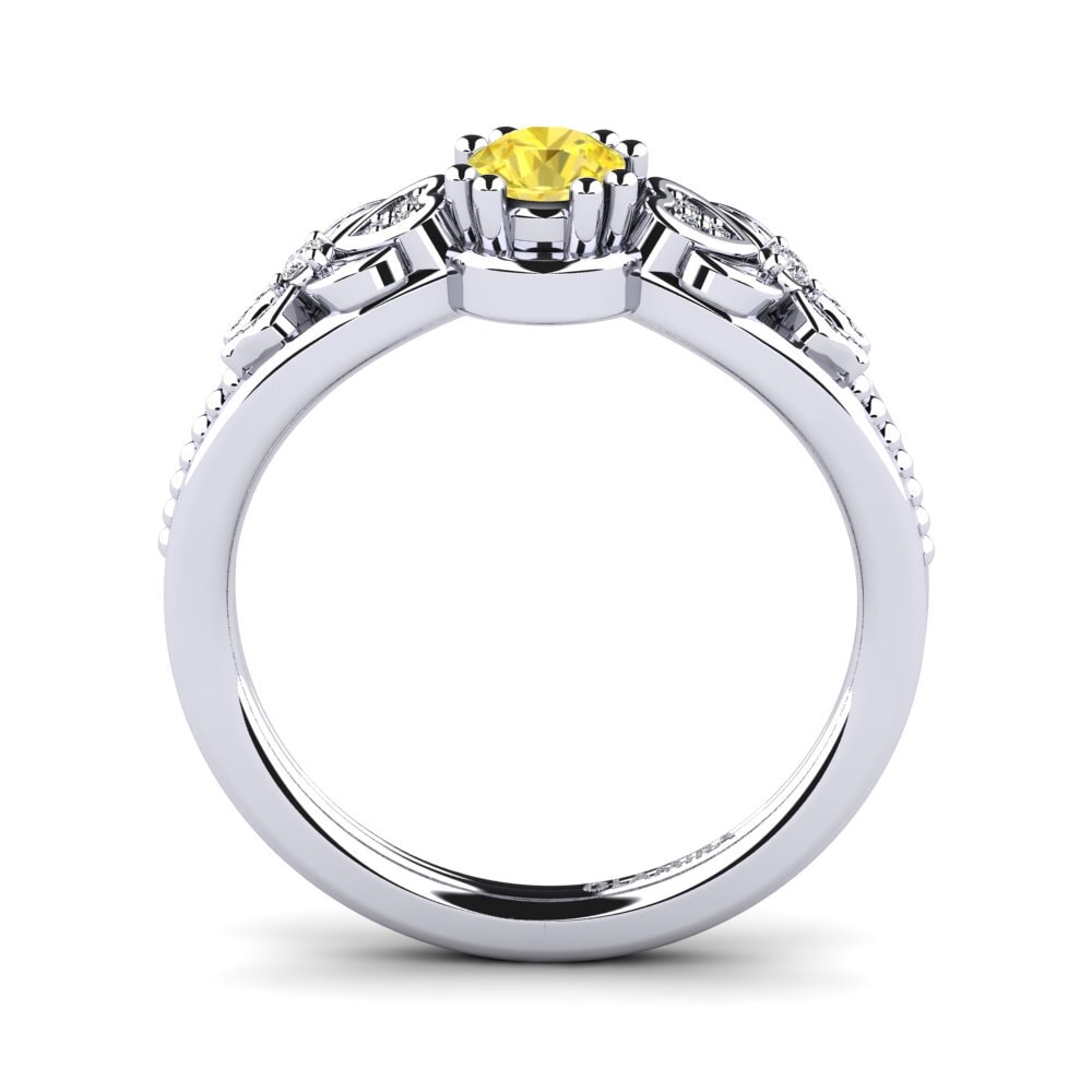 Yellow Sapphire Women's Ring Anamir