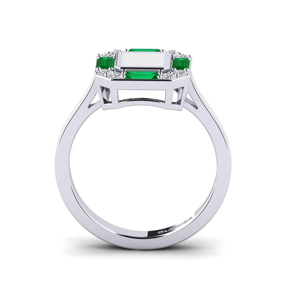 Grüner Zirkonia Ring Andelnans