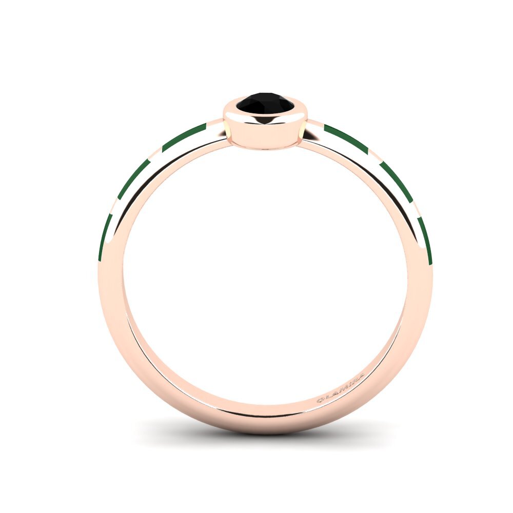 Schwarzer Onyx Ring Aneous