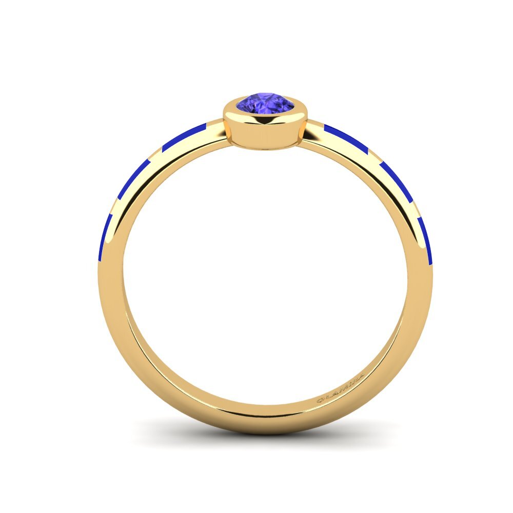 Gelbgold 585 Ring Aneous