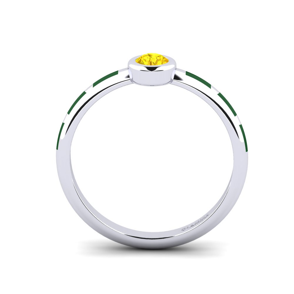 Yellow Sapphire Ring Aneous