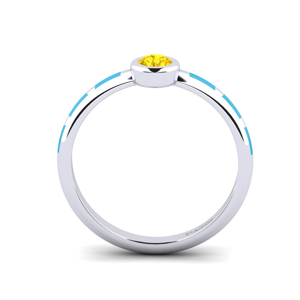 Yellow Sapphire Ring Aneous