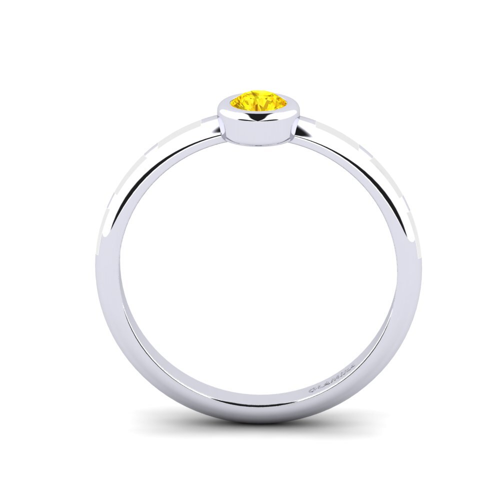 Yellow Sapphire Ring Aneous