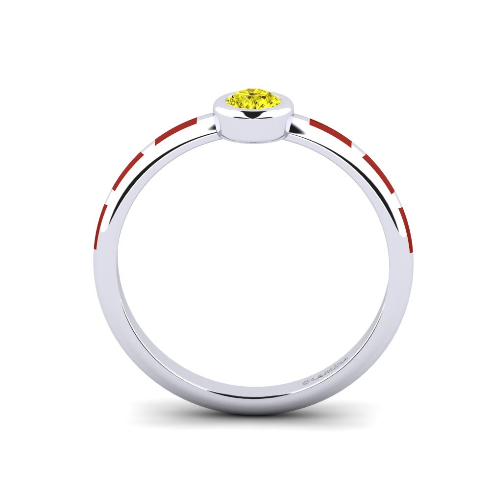 Yellow Diamond Ring Aneous