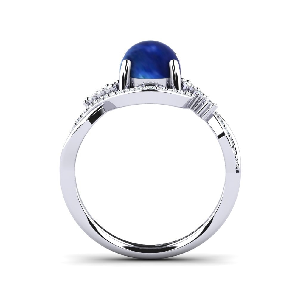 Cabochon Sapphire Ring Angailla