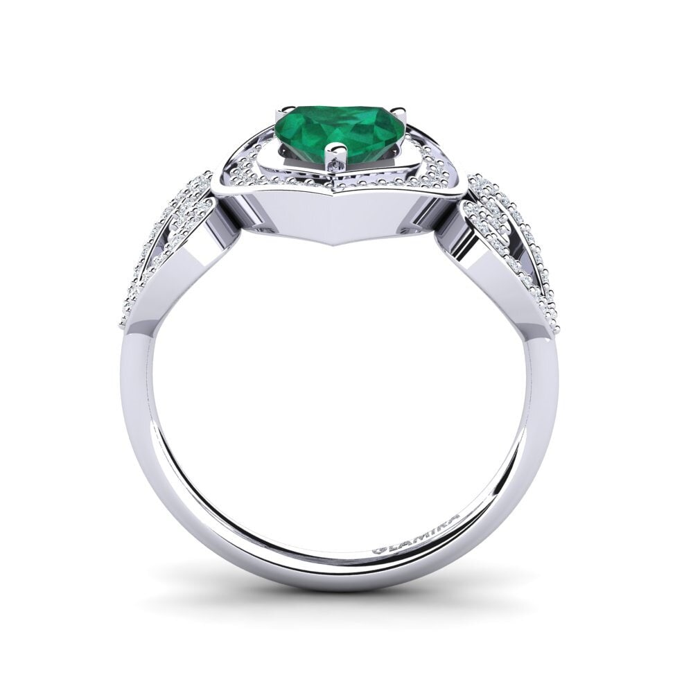 Heart Emerald Ring Anisah