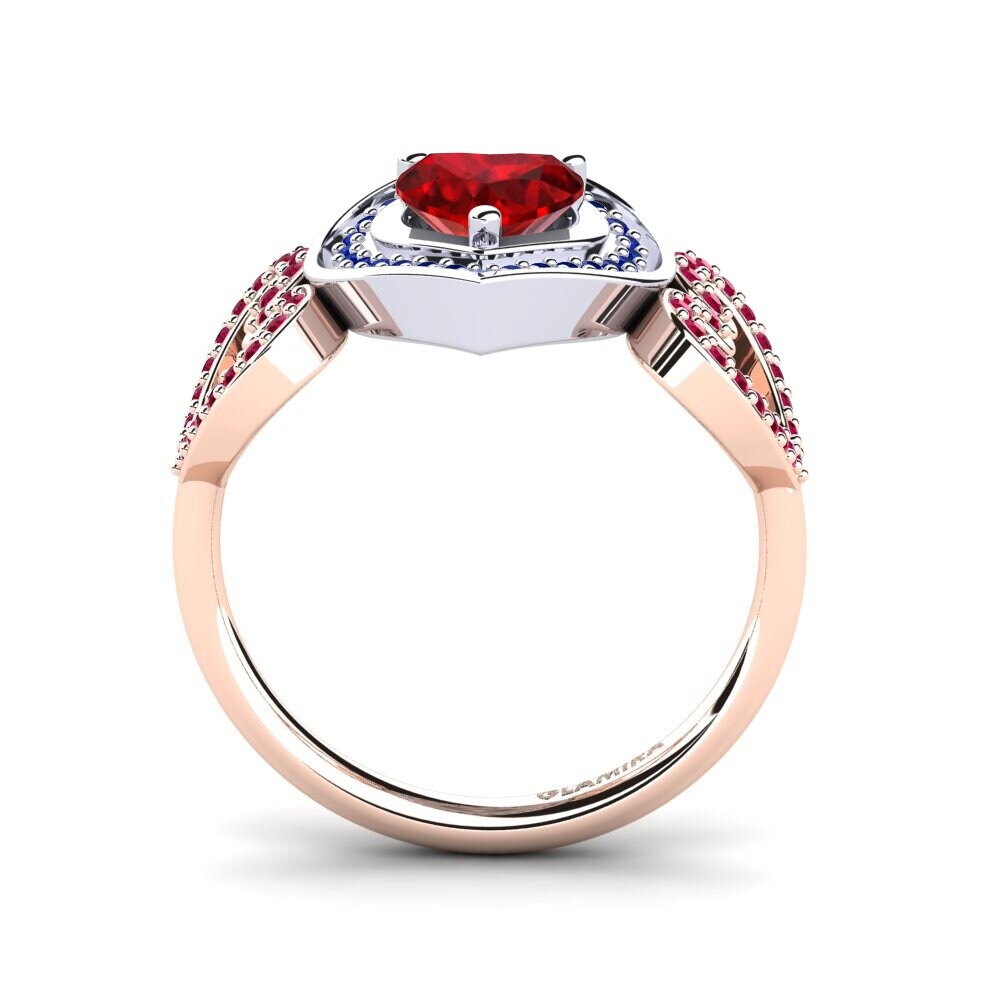 14k Rose & White Gold Ring Anisah