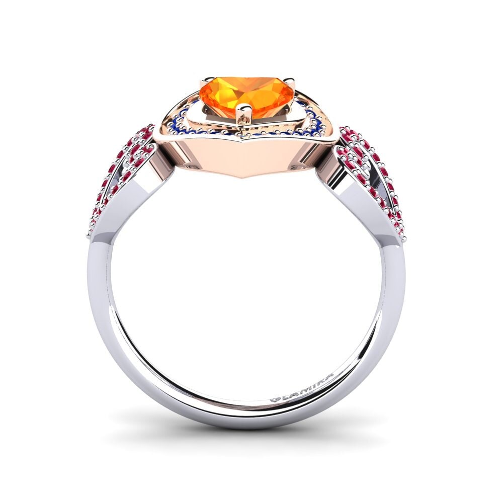 14k White & Rose Gold Ring Anisah