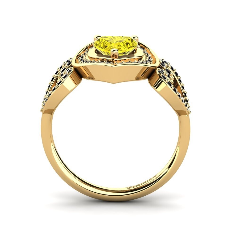 14ct Yellow Gold Yellow Diamond Ring Anisah