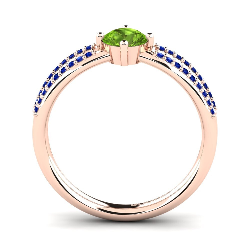 Peridot Engagement Ring Aniyalise