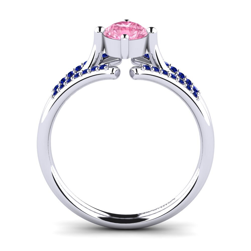 Pink Sapphire Engagement Ring Anjeliett