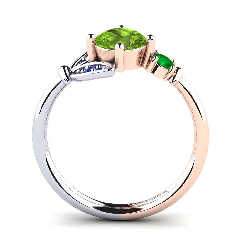 14k Rose & White Gold Ring Anmolika