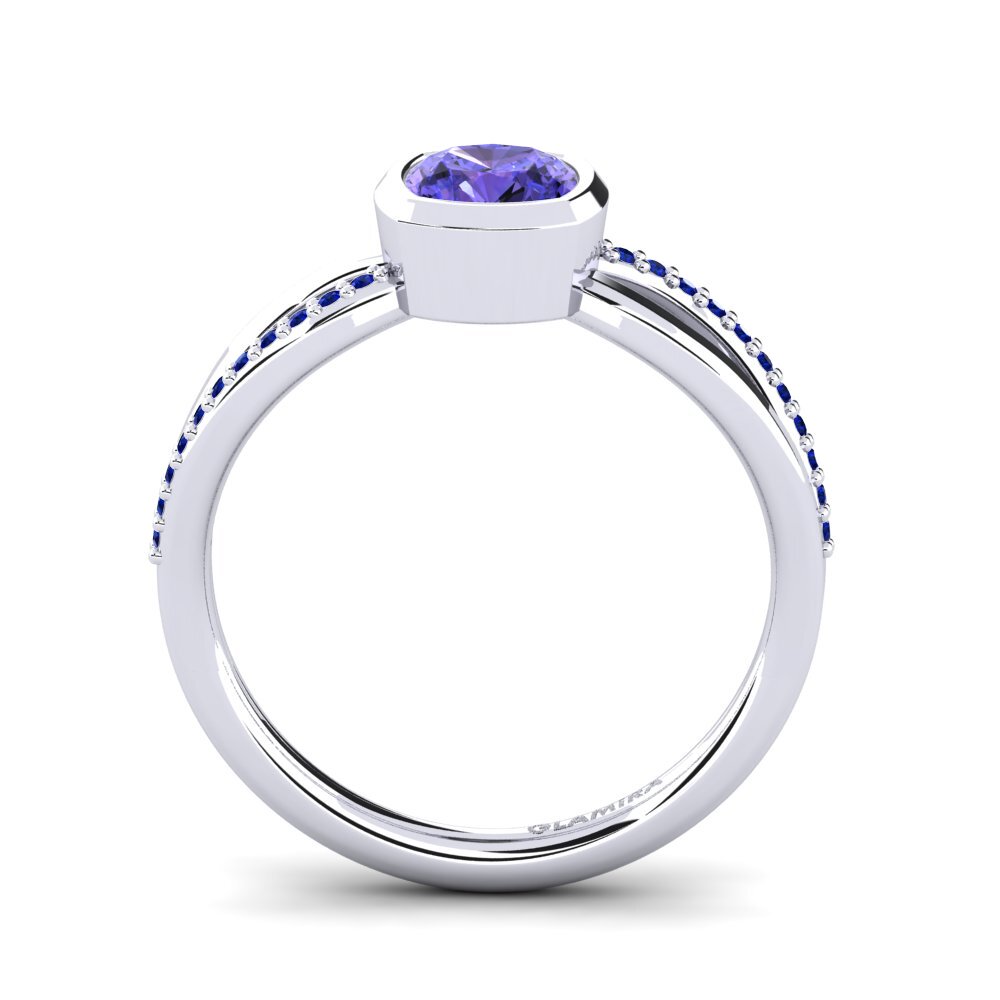 Tanzanite Engagement Ring Annecia