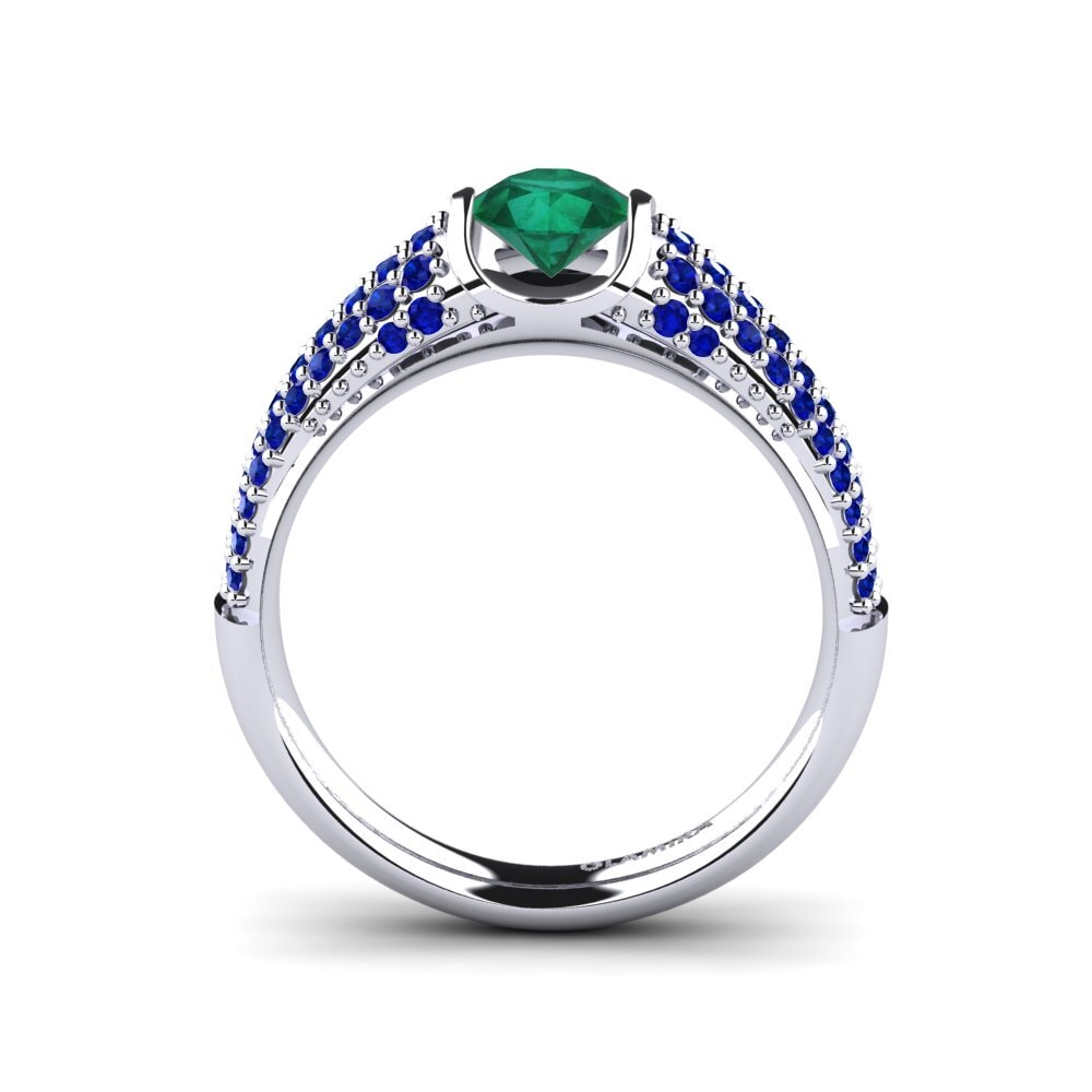 Emerald Engagement Ring Annecy