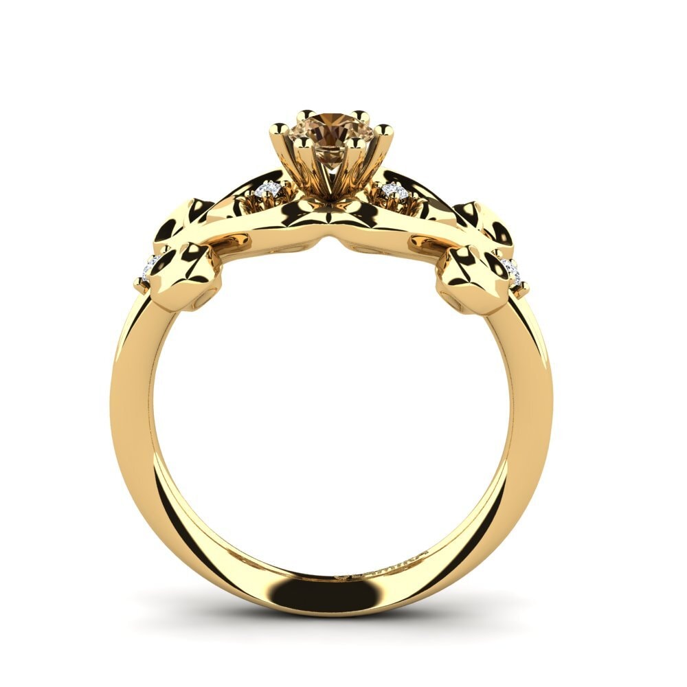 Brown Diamond Engagement Ring Annouk