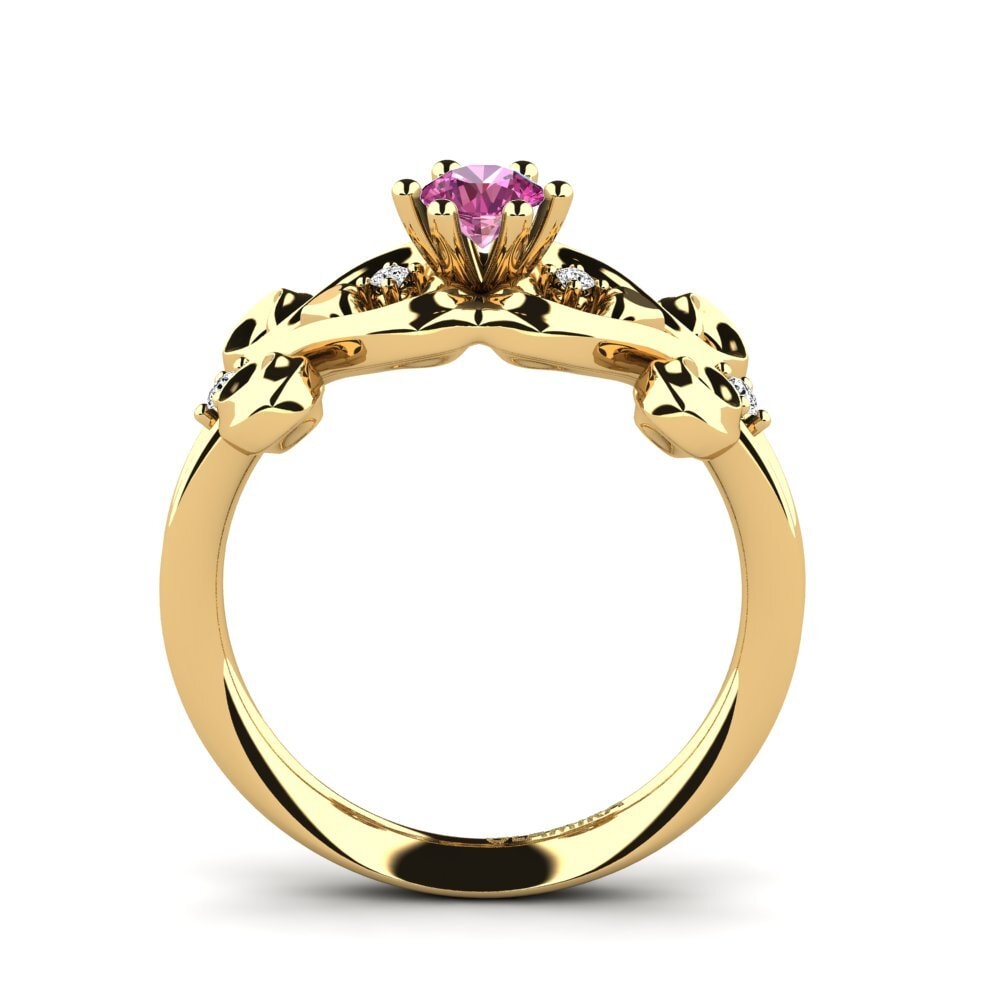 Topacio Rosa Anillo de compromiso Annouk