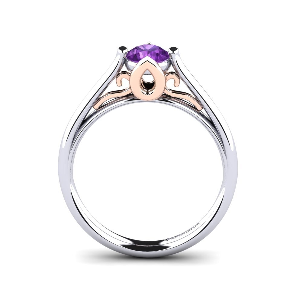 Amethyst Engagement Ring Antesha