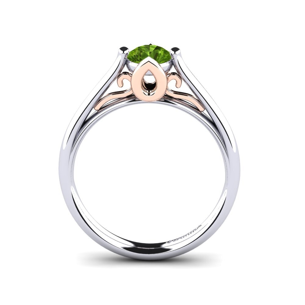 Peridot Engagement Ring Antesha