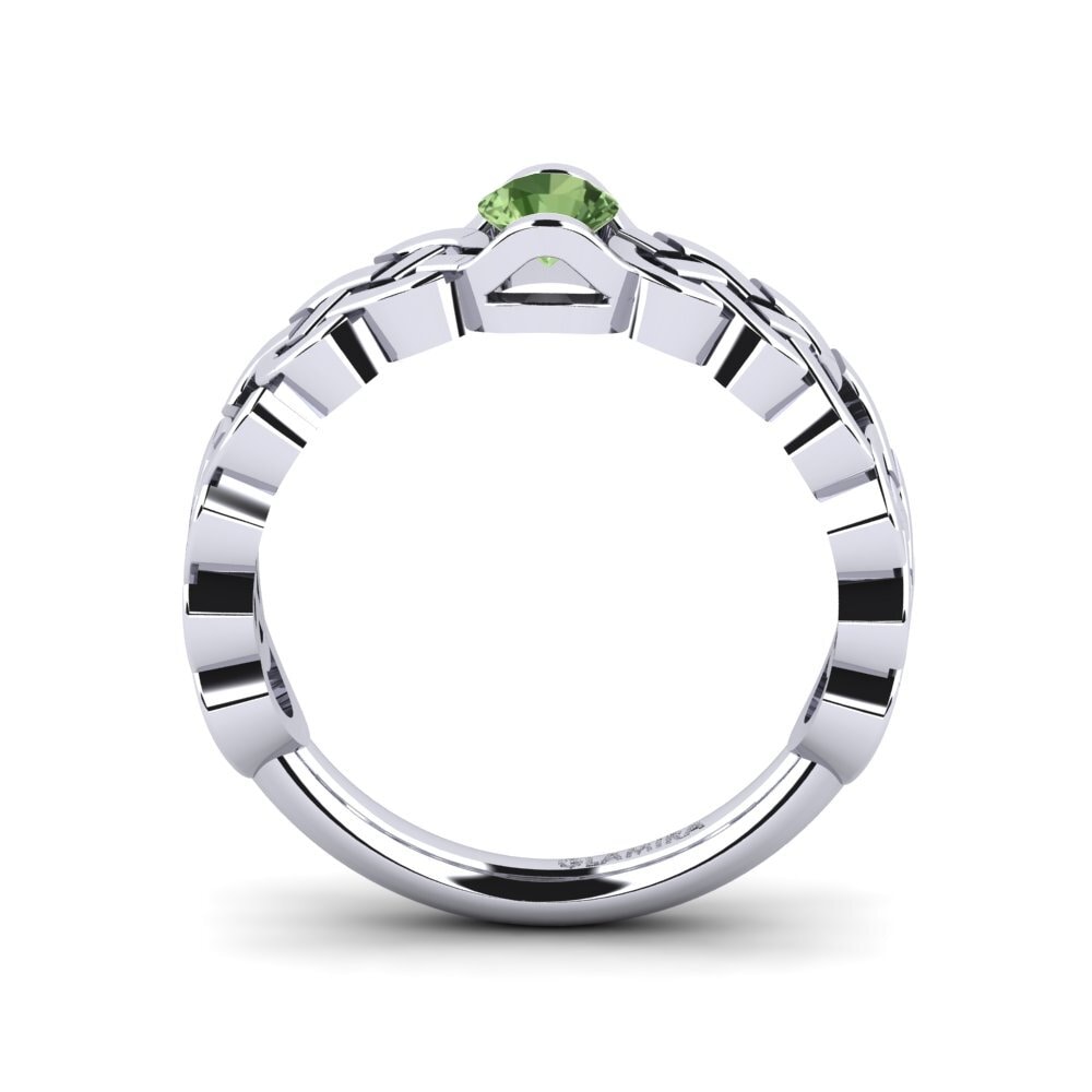 Zafiro Verde Anillo de compromiso Antonella