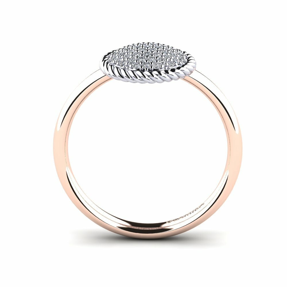 14k Rose & White Gold Ring Apostoli
