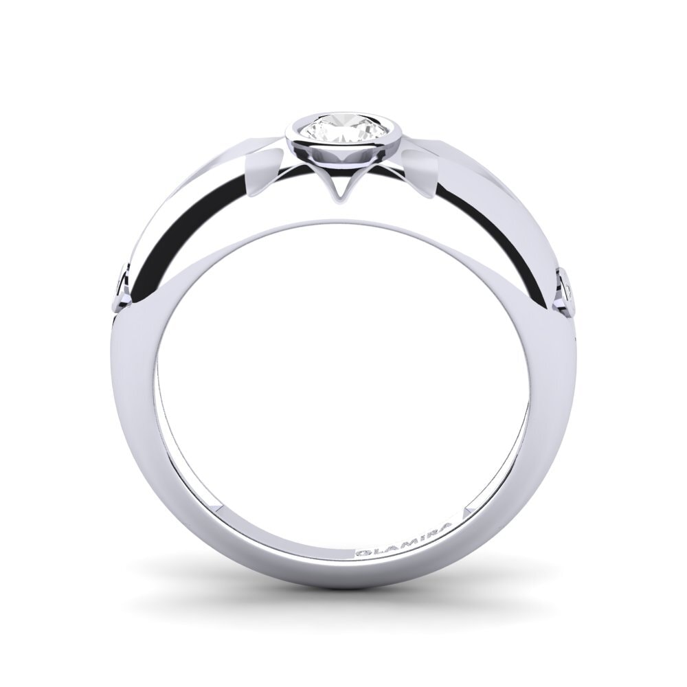 Zafiro blanco Anillo Appeared