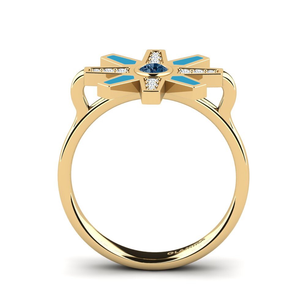 Blauer Diamant Ring Appira