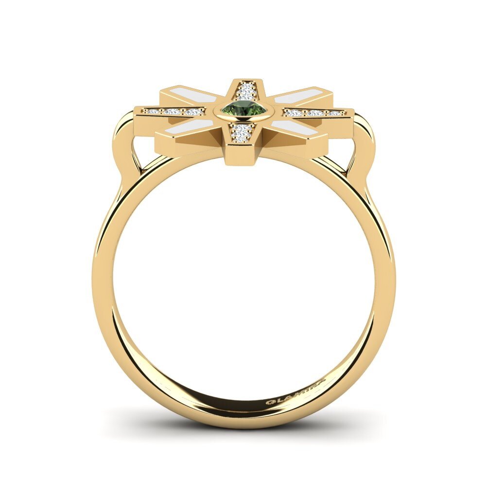 Zafiro Verde Anillo Appira