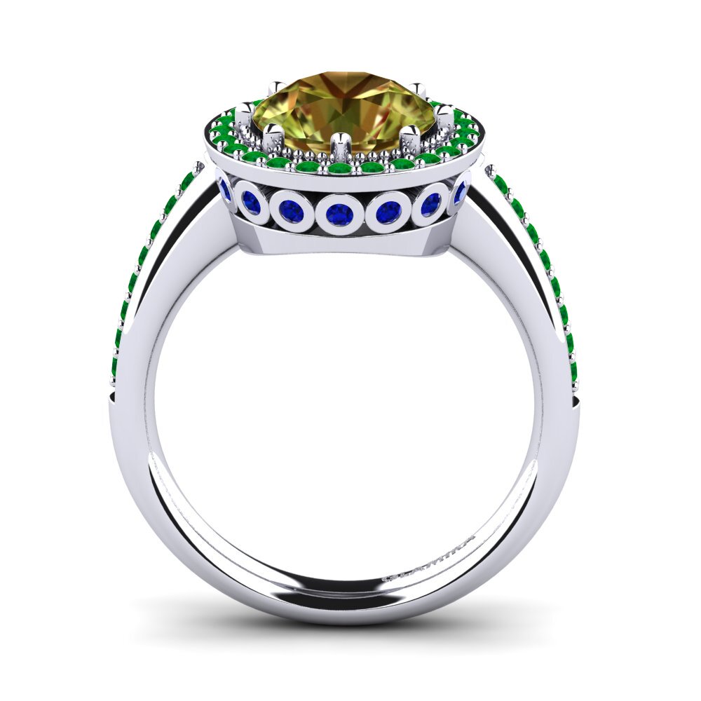 Sultan Stone Engagement Ring Aprila