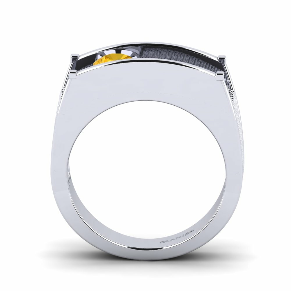 Citrine Men's Ring Aquil