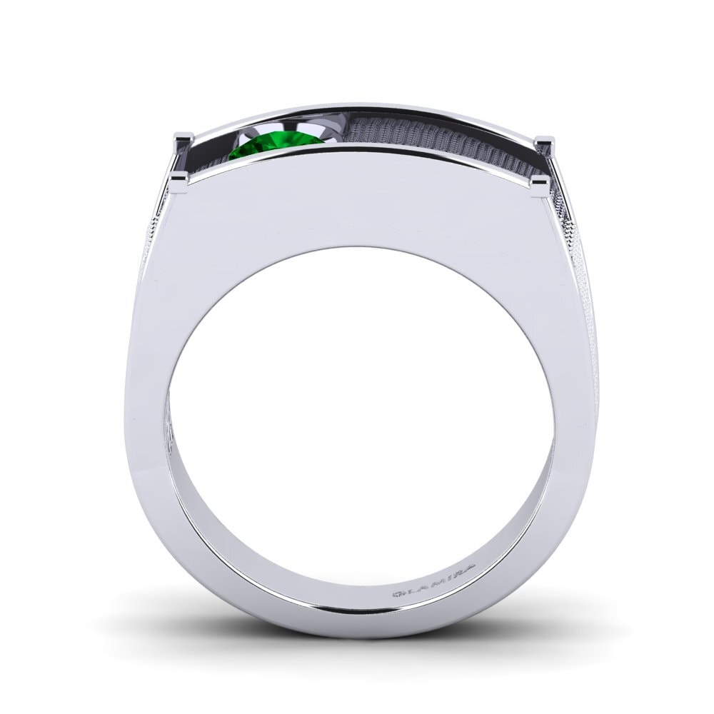 Green Zirconia Men's Ring Aquil