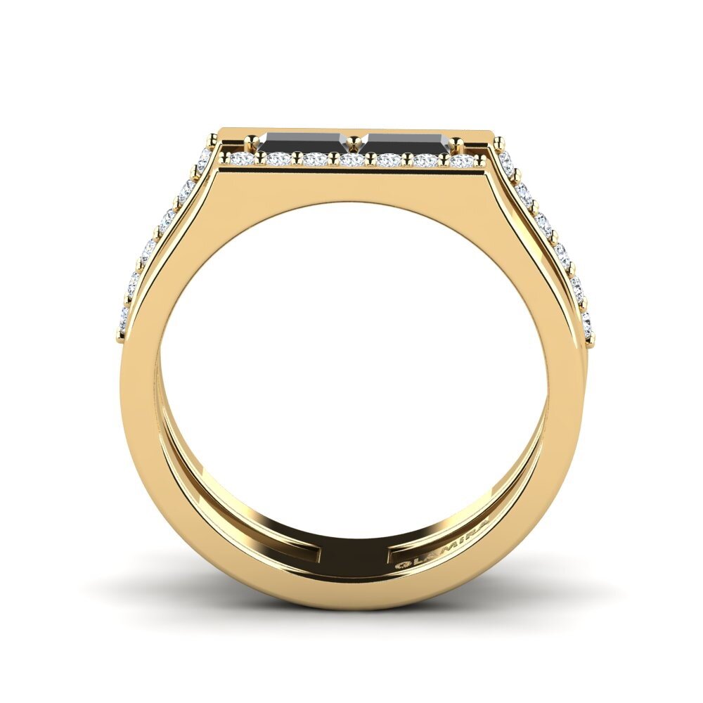 Zafiro negro Anillo Aranevs