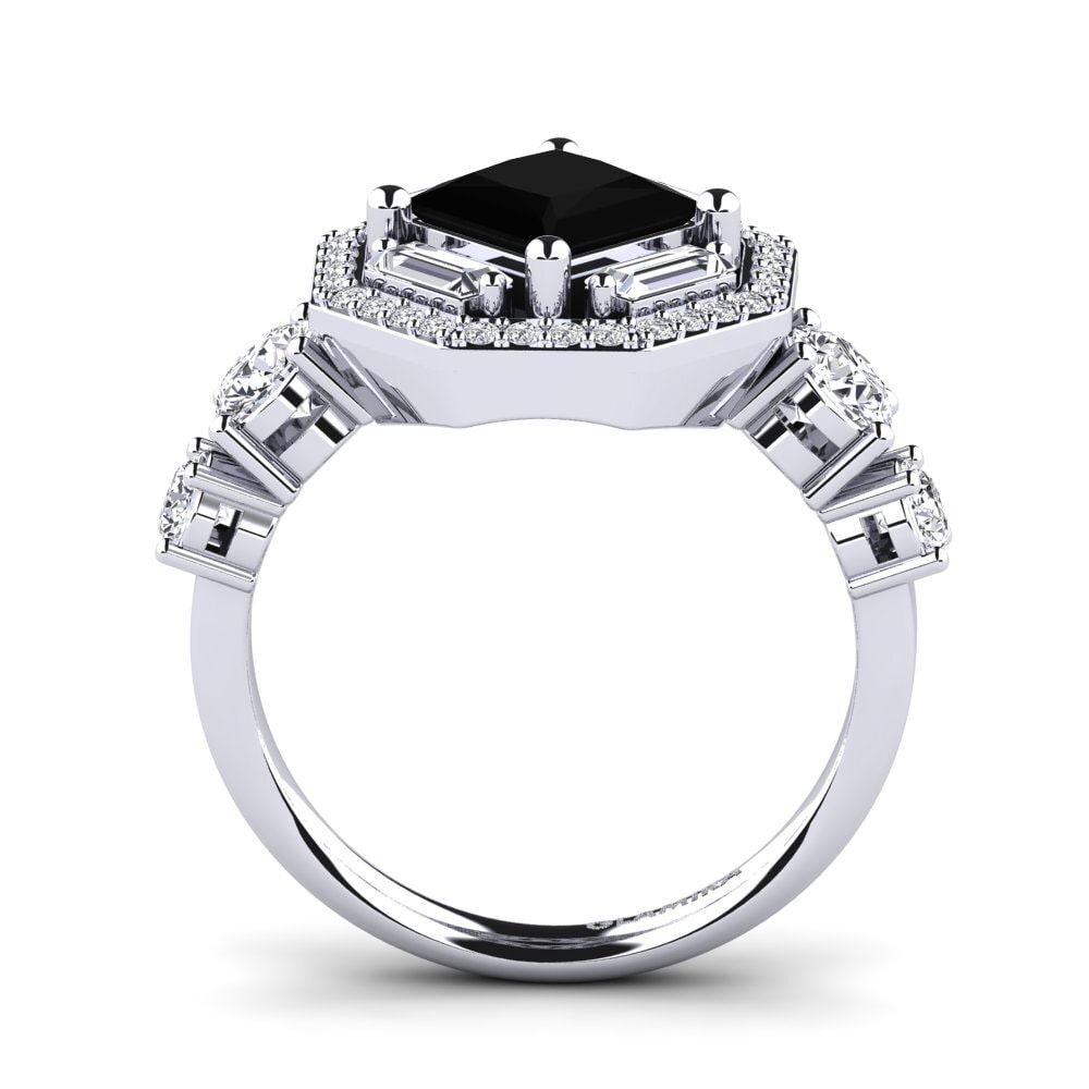 Black Diamond Engagement Ring Ardelia