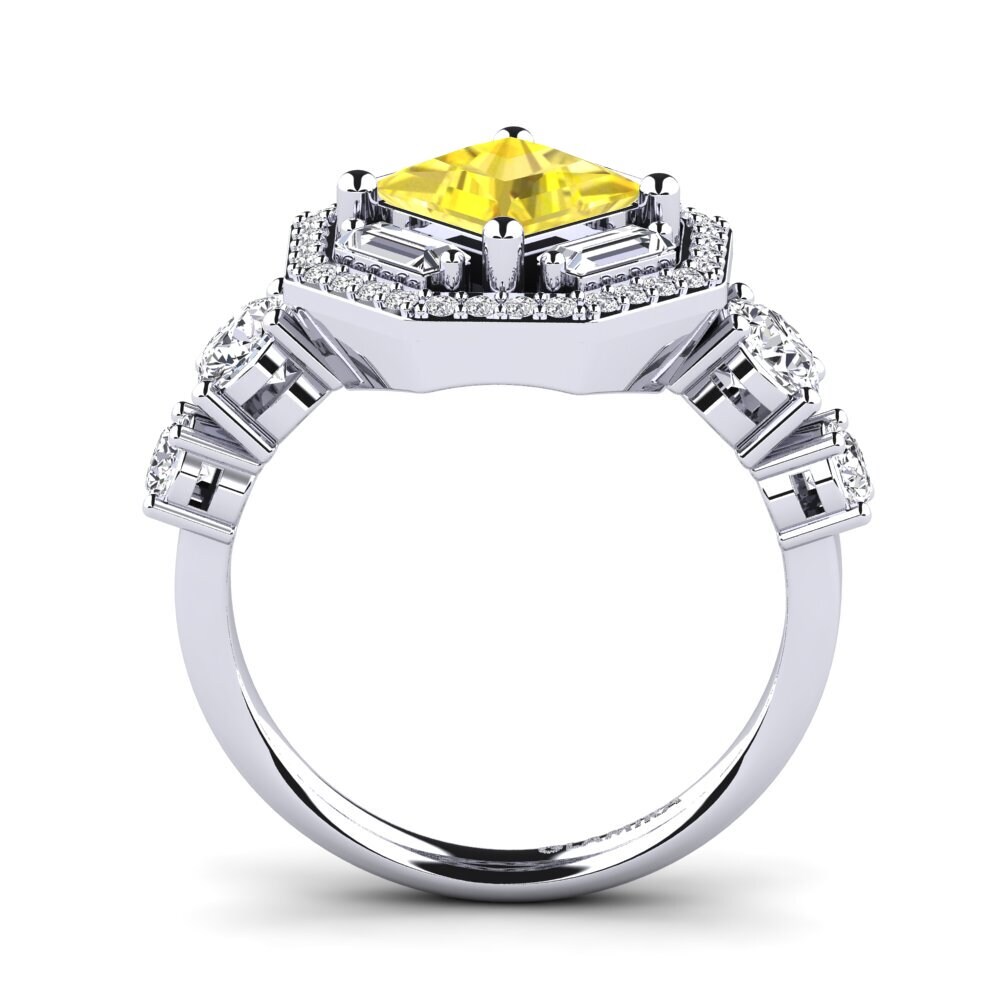 Yellow Sapphire Engagement Ring Ardelia