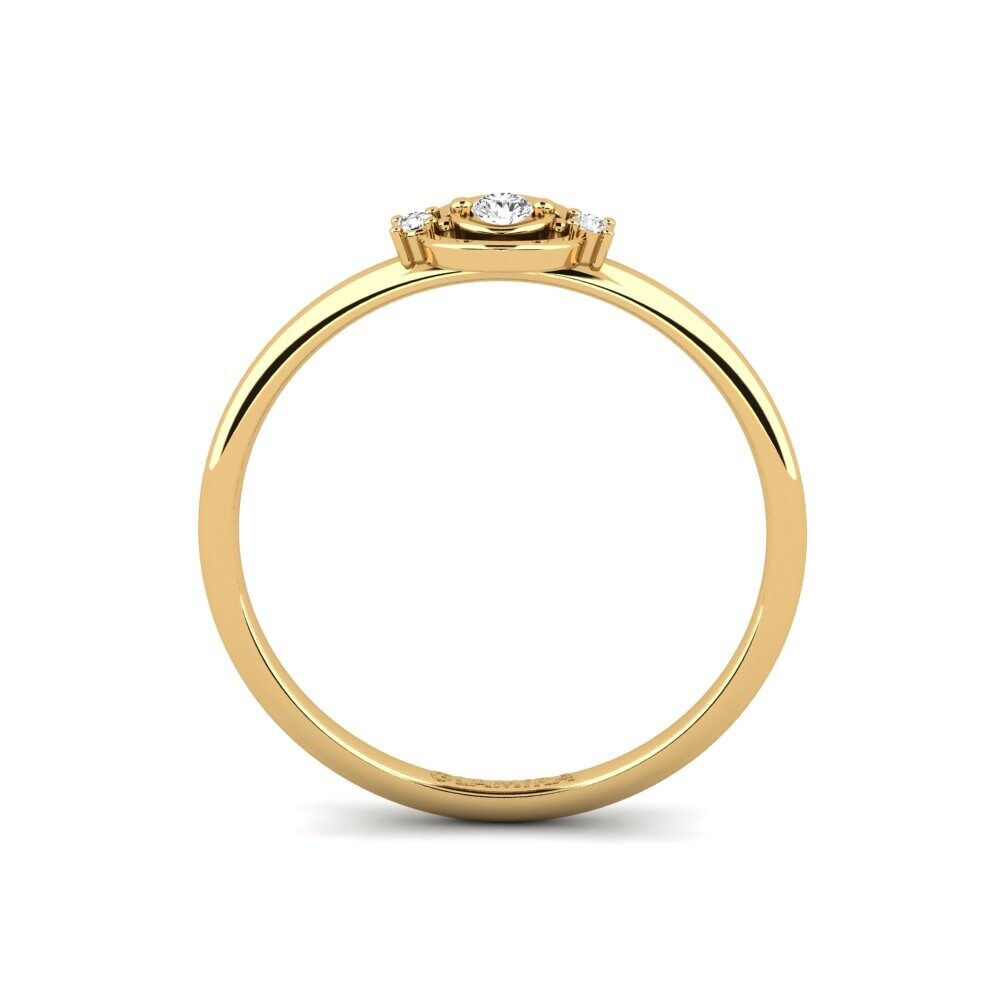 Zafiro blanco Anillo Areius