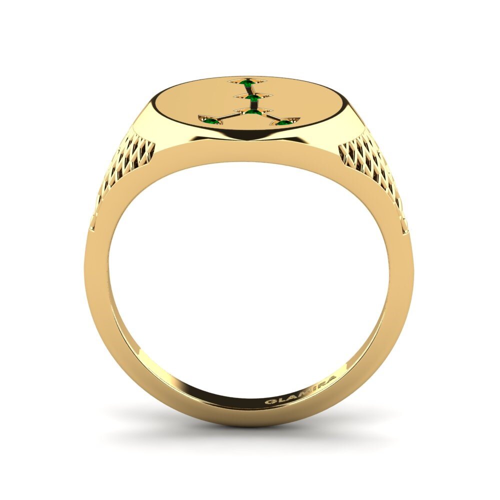 Circonita Verde Anillo Argus - Cancer