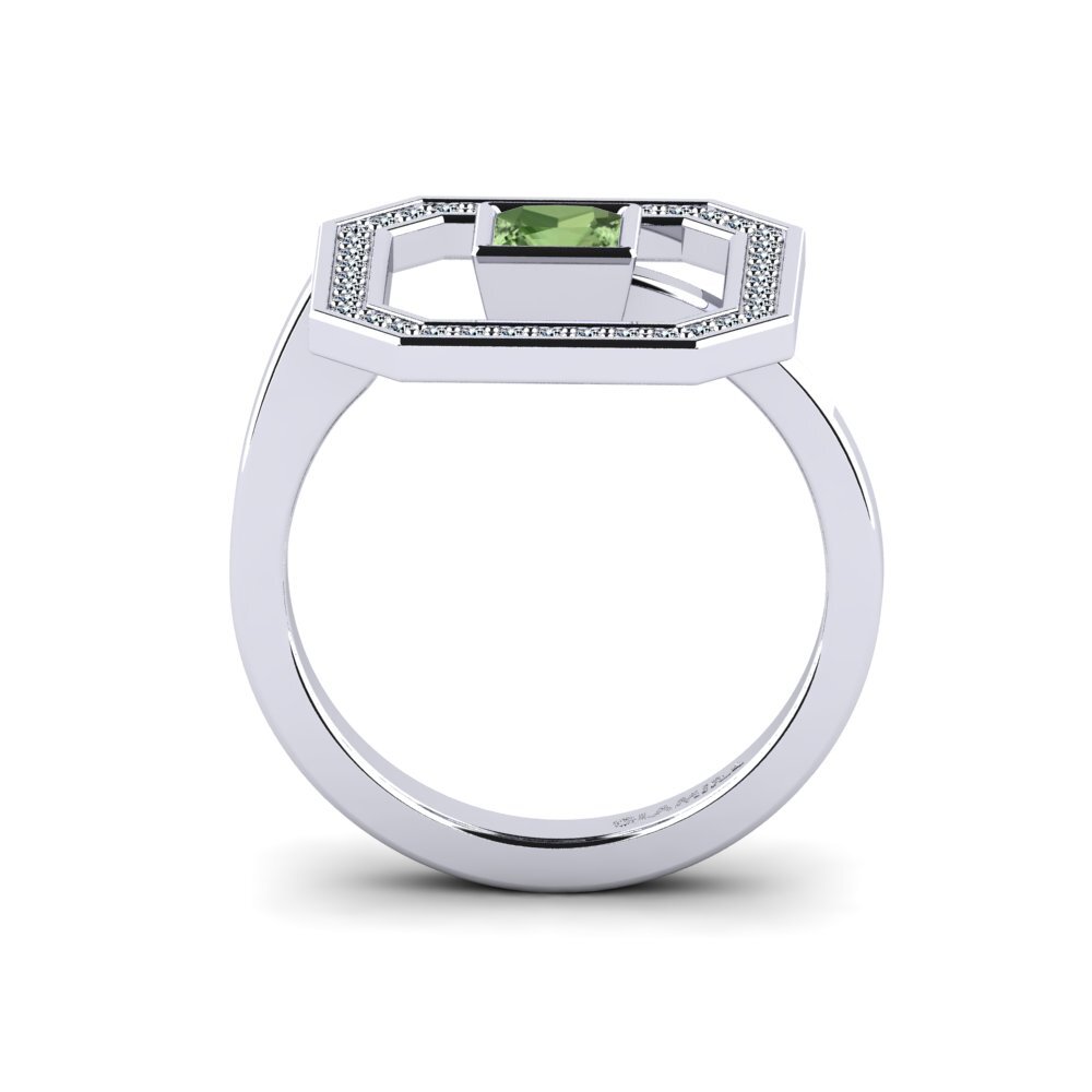 Princesa Zafiro Verde Anillo Argyll