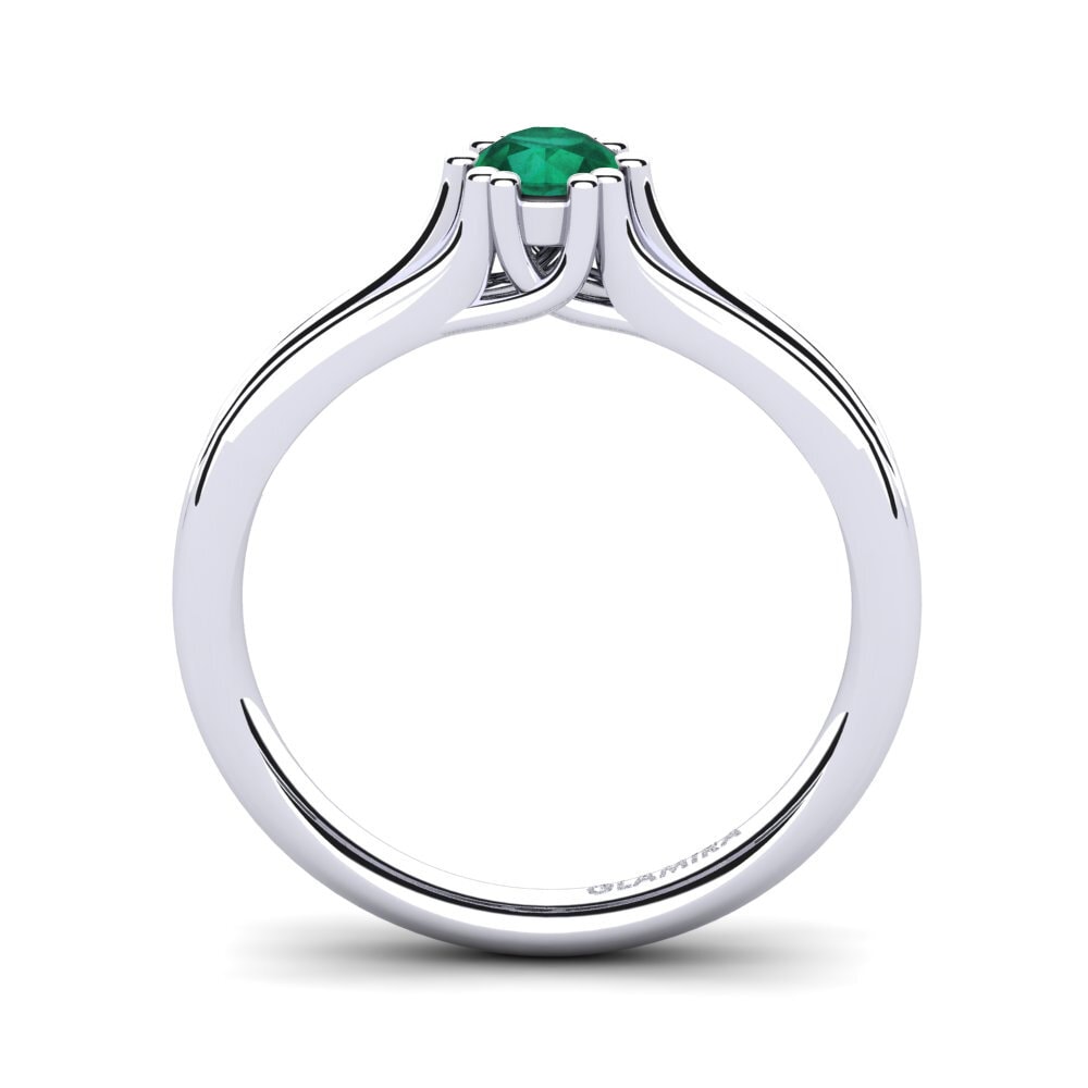 Emerald Engagement Ring Arian