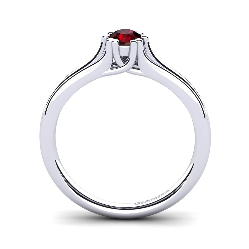 Garnet Engagement Ring Arian