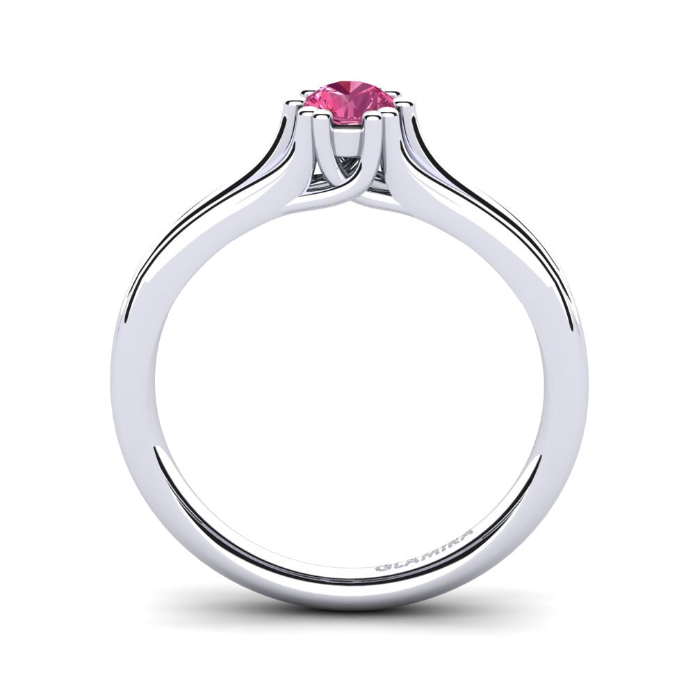 Pink Tourmaline Engagement Ring Arian